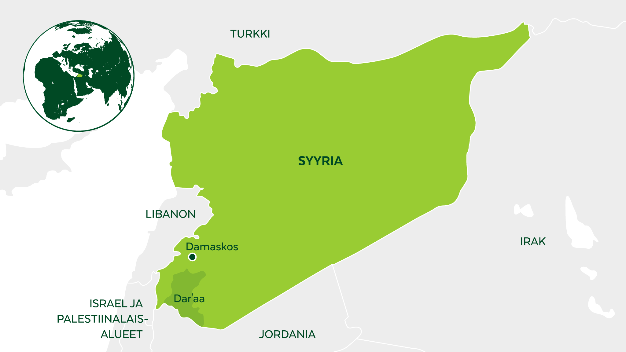 Syyria - Kirkon Ulkomaanapu - Työtä ihmisarvon puolesta